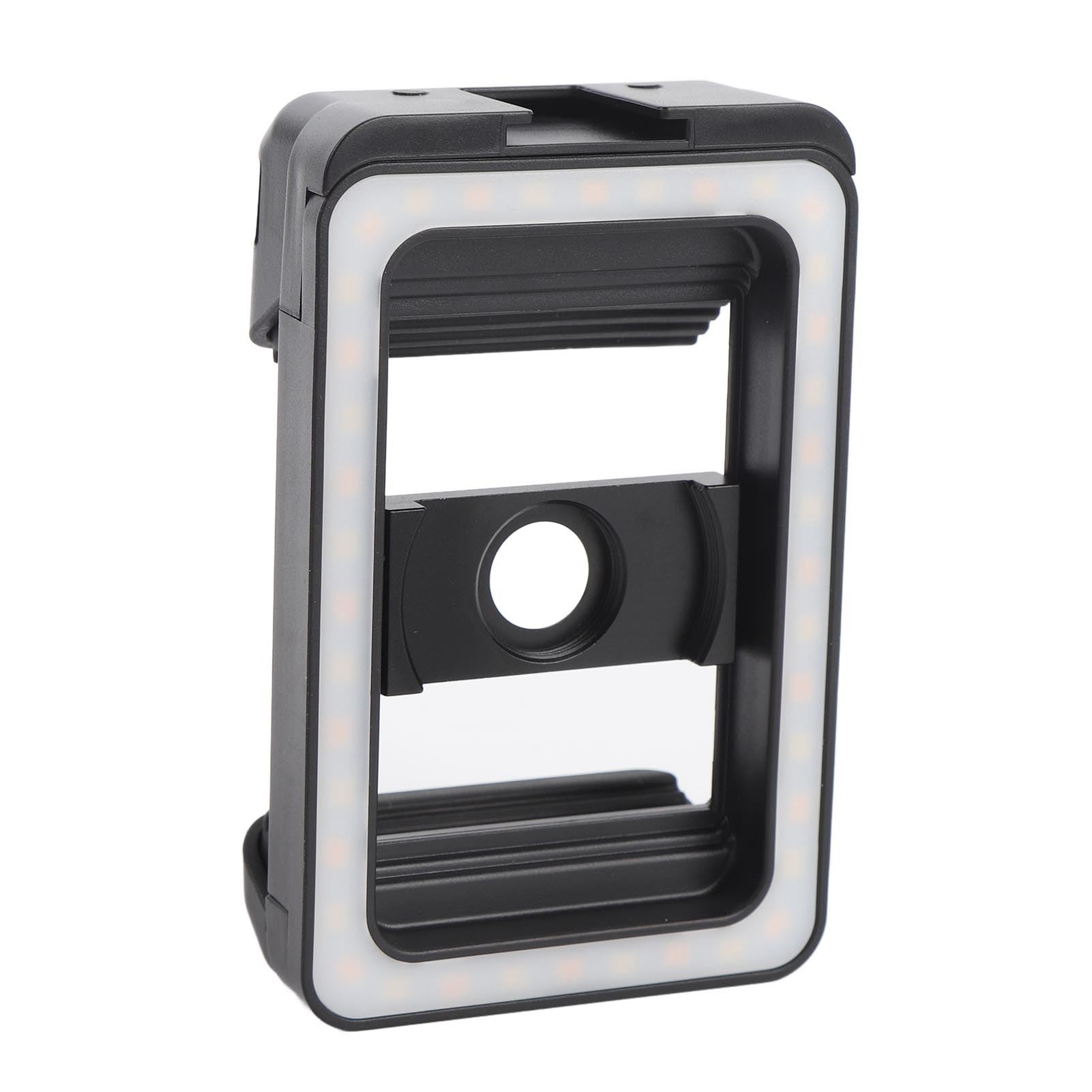Adaptateur de L'objectif de Filetage de 17 Mm + 37 Mm avec Lumière de Remplissage LED pour Les Pièces Jointes Lens