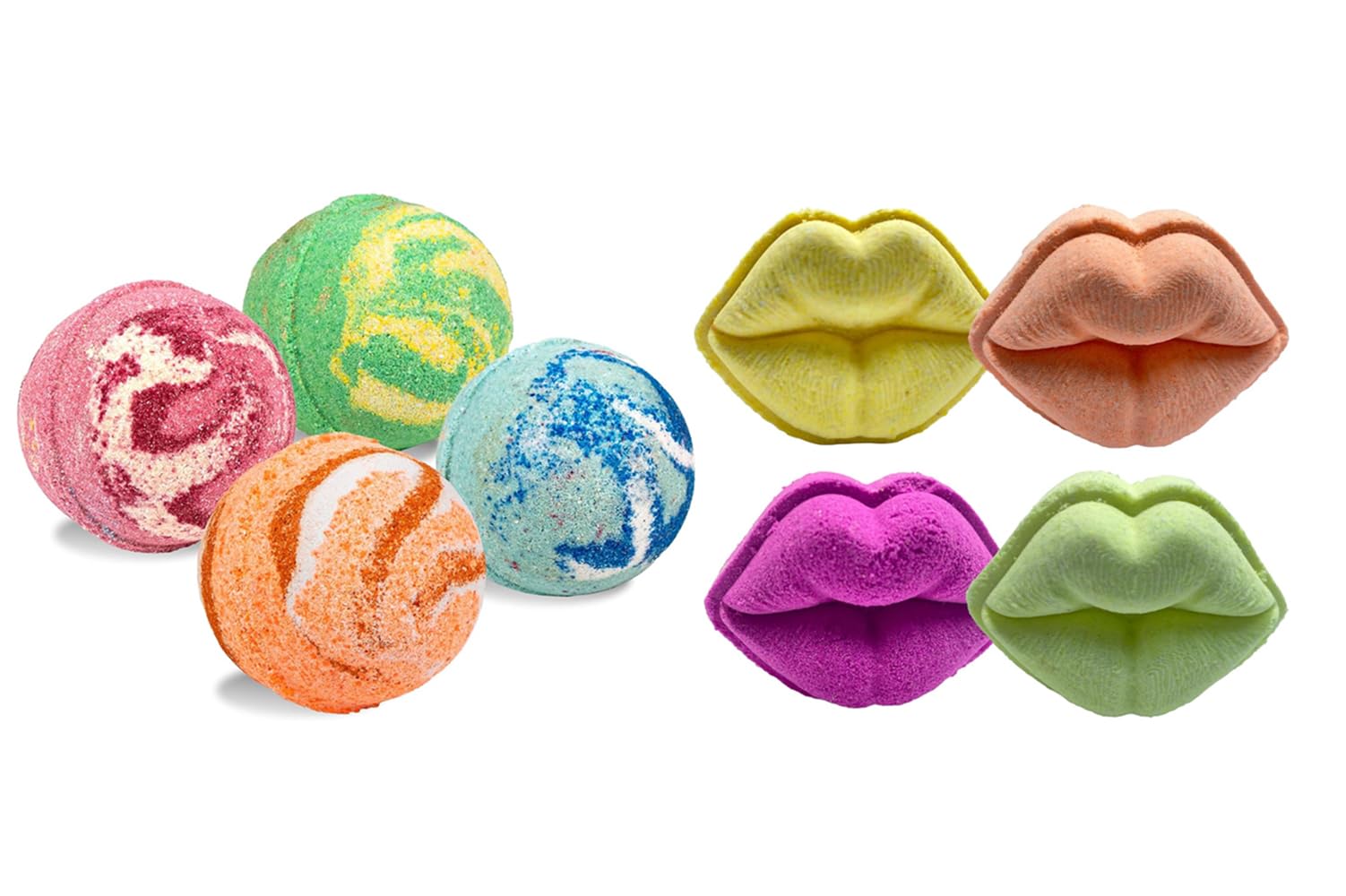 HOME BOUTIQUE Natural Relaxing Perfect Pout Bath Bombs for Bath Tub Refreshing Hot Water Bath Hydrating Moisturizing Aromatic Fragrances (Pack of 8)-picture-13