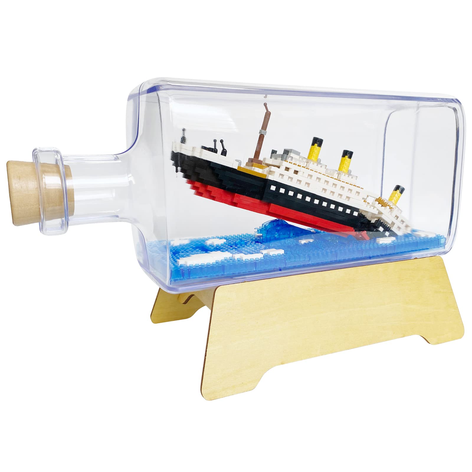 Buy PYPIBAWLY Titanic in a Bottle Building, Titanic Ship Display Case