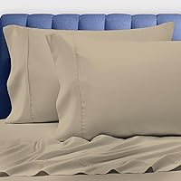 Vista 32 de Pizuna Juego de 2 fundas de almohada 100% algodón de 1000 hilos de tejido satinado de algodón de fibra larga con cierre de sobre, calidad de hotel