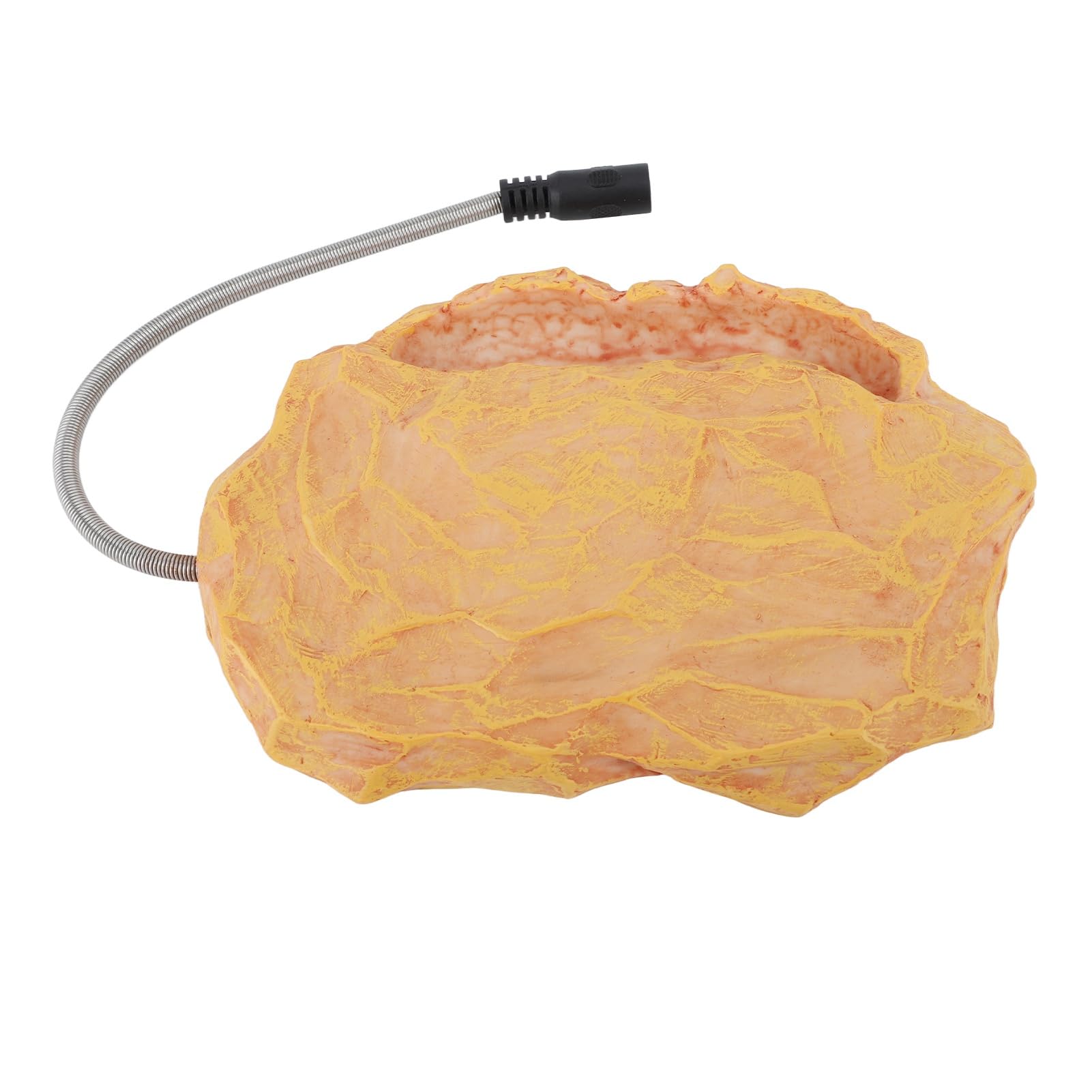 Brrnoo Rettile Heat Rock Riscaldamento a Temperatura Controllata Riscaldatore per Roccia Lucertola Serpente Tensione 12V (Spina UE da 100 a 240 V)