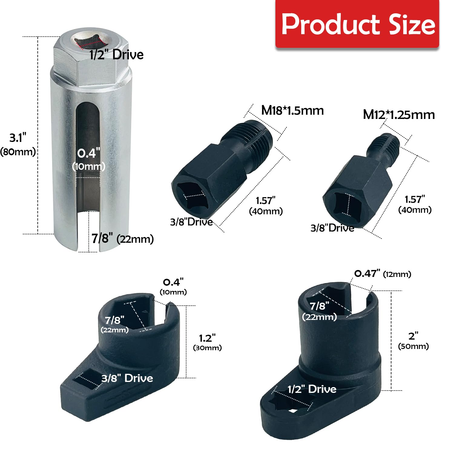 Make A O2 Sensor Socket Oxygen Sensor Socket Set