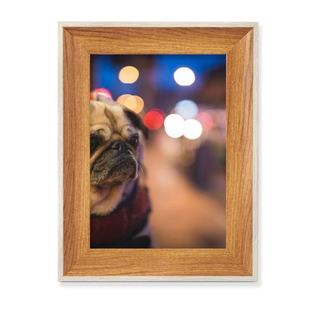 Cadre photo de chien en bois pour protéger vos images de compagnon de la poussière