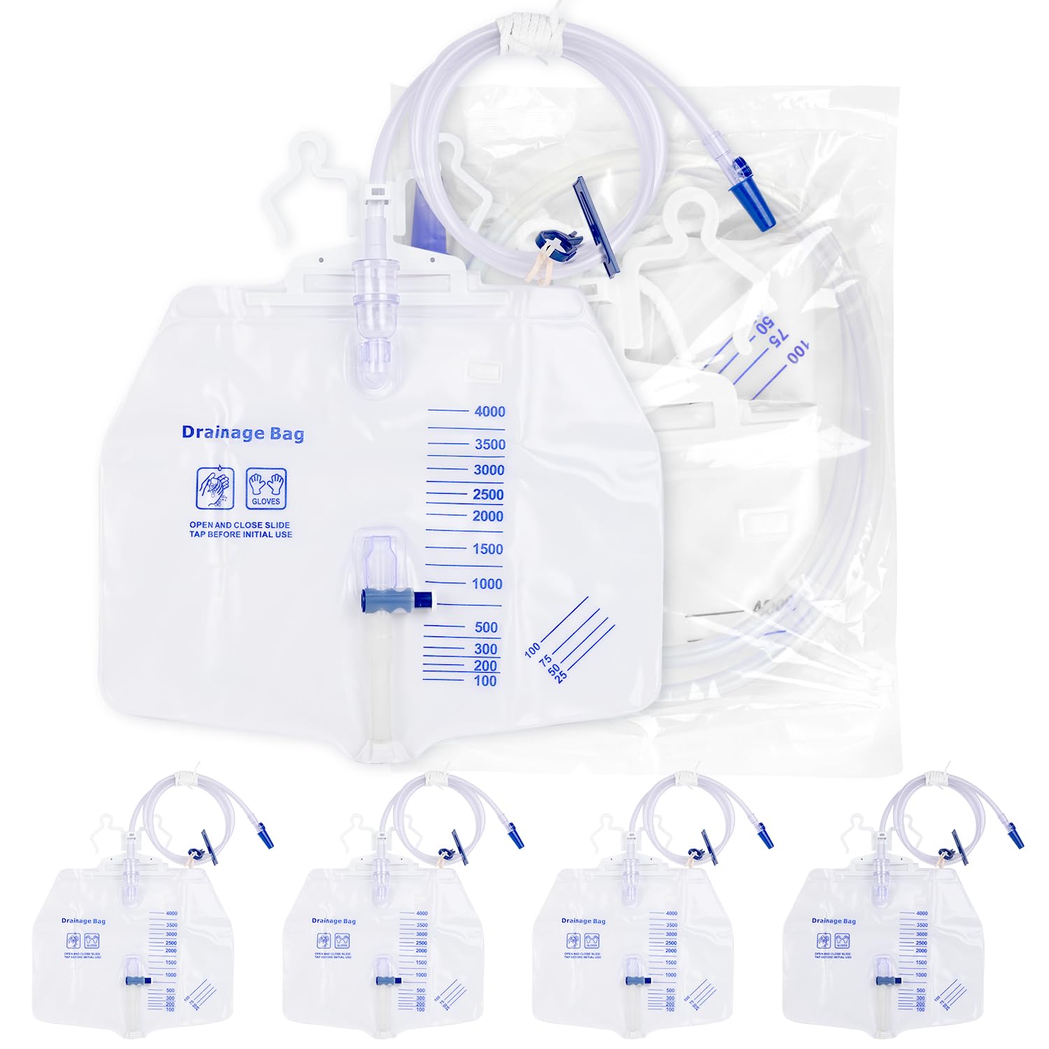 DOKIBI 4000ml Drainage Bag