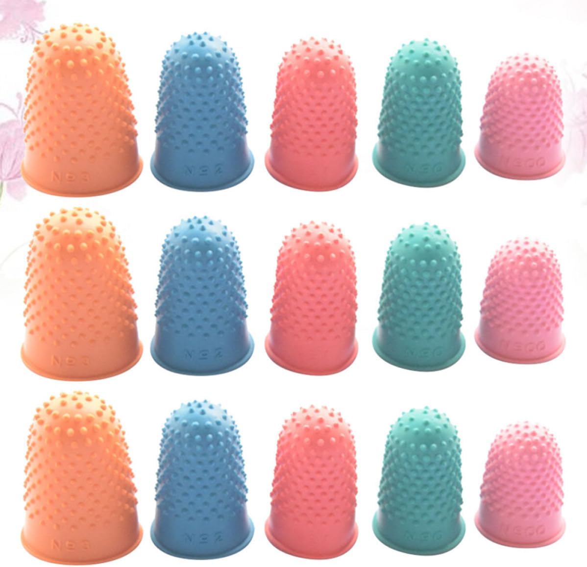 Silicone Finger Cots Finger Protective Covers Anti-scalding Lightweight 30pcs Non-Slip Sleeves for Counting Money and Turning Pages for Precision Tasks