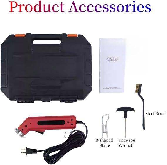 Handheld Electric Hot Knife Cutter and Heat Sealer Rope Healing Professional Hot Cutting Knife Fabric Cloth Cutter