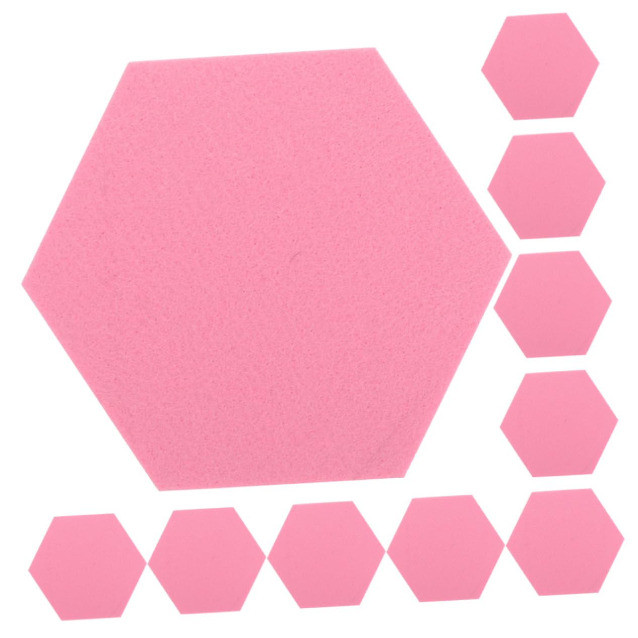 SEWACC 10pcs Felt Wall Boards Decorative Soundproof Bulletin Boards for Creative Displays Easy to Use Wall Protectors for Home Office