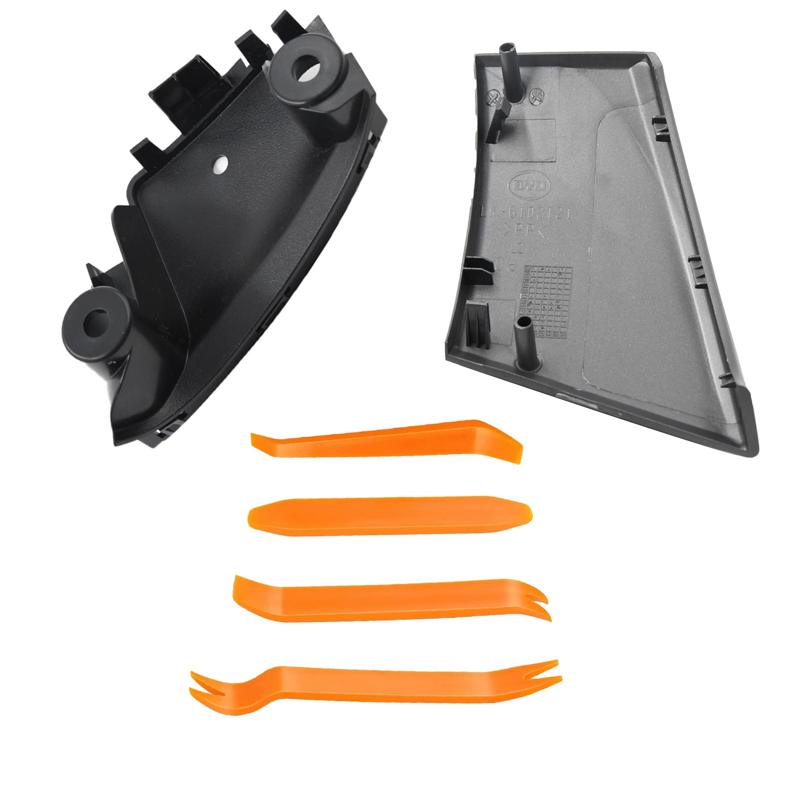 Base d'accoudoir pour poignée intérieure de voiture avec Couvercle de poignée intérieure de gauche Compatible avec Peugeot 107 Toyota Aygo Citroen C1 2005-2009 74642-0H010