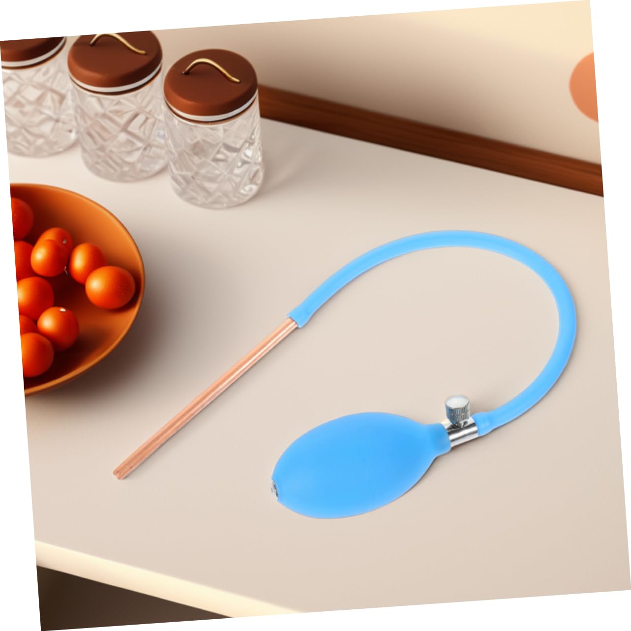 LIFKOME Praktische Zuckerkunst Blaspumpe aus Latex und Metall Vielseitige Anwendung für Süßigkeitenkunst und Backzubehör 2 Stück als Handy Gadgets Lustig für Zuckerblasprojekte