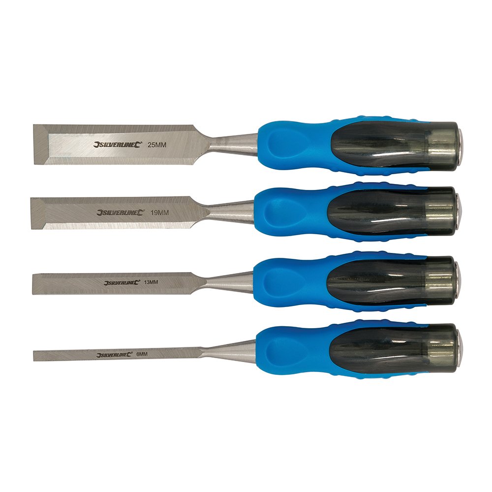 Silverline 633495 Expert Wood Chisel Set 4pce 4pce