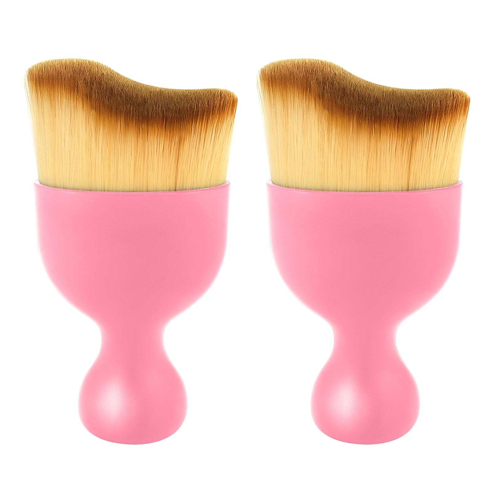 Car Interior Cleaning Brush Car Duster Interior with Ultra Soft Bristles Auto Detailing Brushes Dusting Car Accessories for Dashboard, AC Vents, Leather, Scratch-Free (2Pack_Pink)