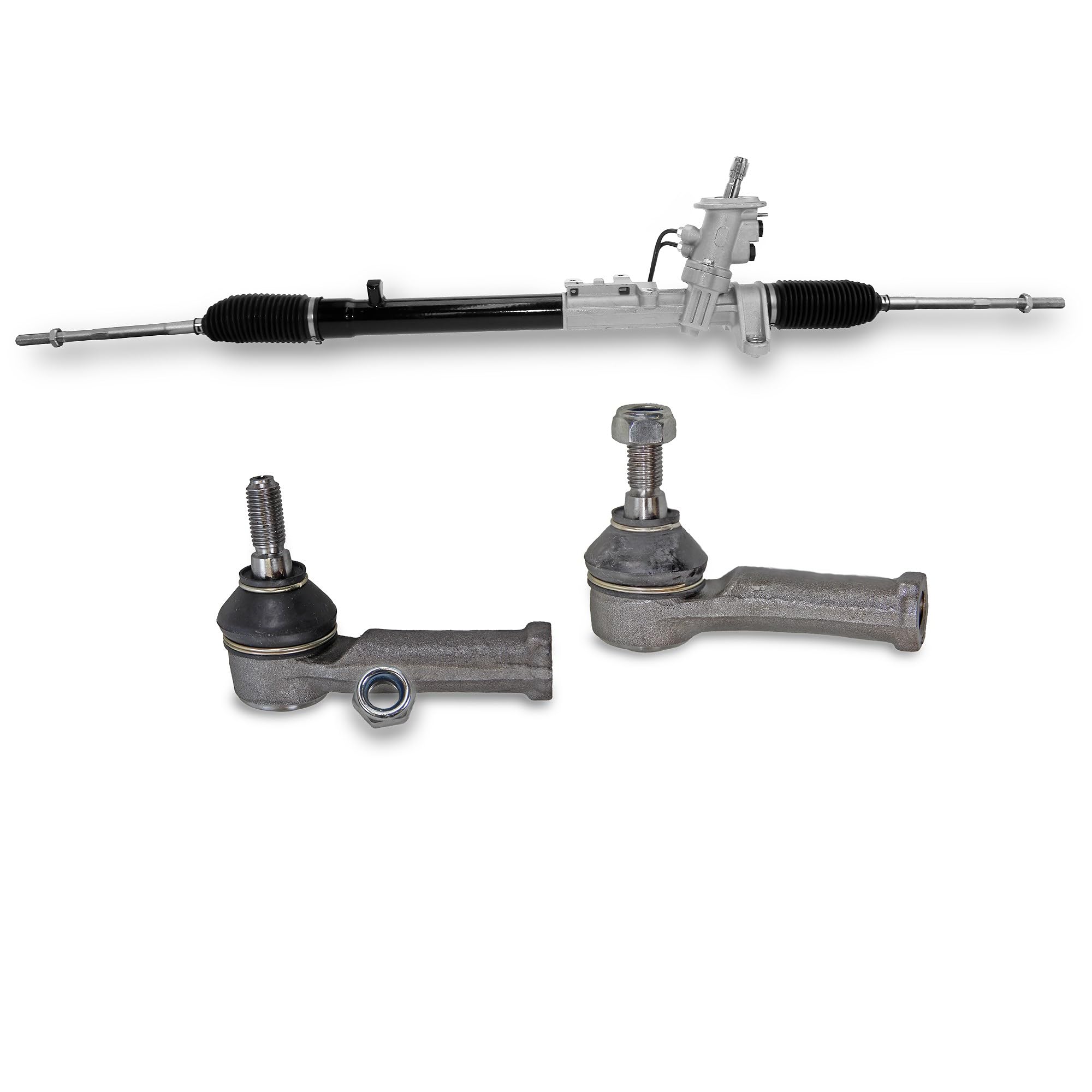 ATEC Germany Engranaje de dirección + 2x tirantes Compatible con AUDI A3 (8L1), SEAT LEON (1M1),TOLEDO II (1M2), SKODA OCTAVIA 1, VW BORA, GOLF IV (1J1),GOLF IV Variant (1J5),NEW BEETLE