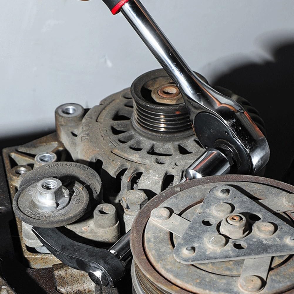 Oniissy Testa adattatore per barra di porco da 14 mm per strumento di riparazione auto con design a doppia interfaccia, testa adattatore a leva per manutenzione auto, 14 mm, per strumento di rimozione