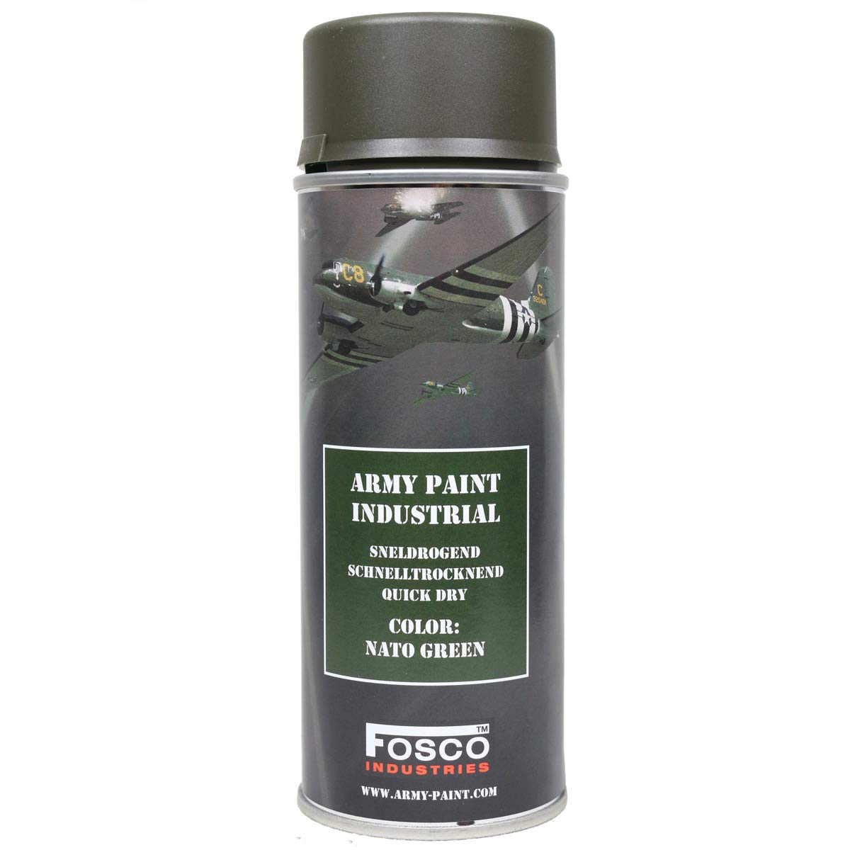 400ml Military Style SPRAY PAINT (Army Spray Paint - NATO Green)