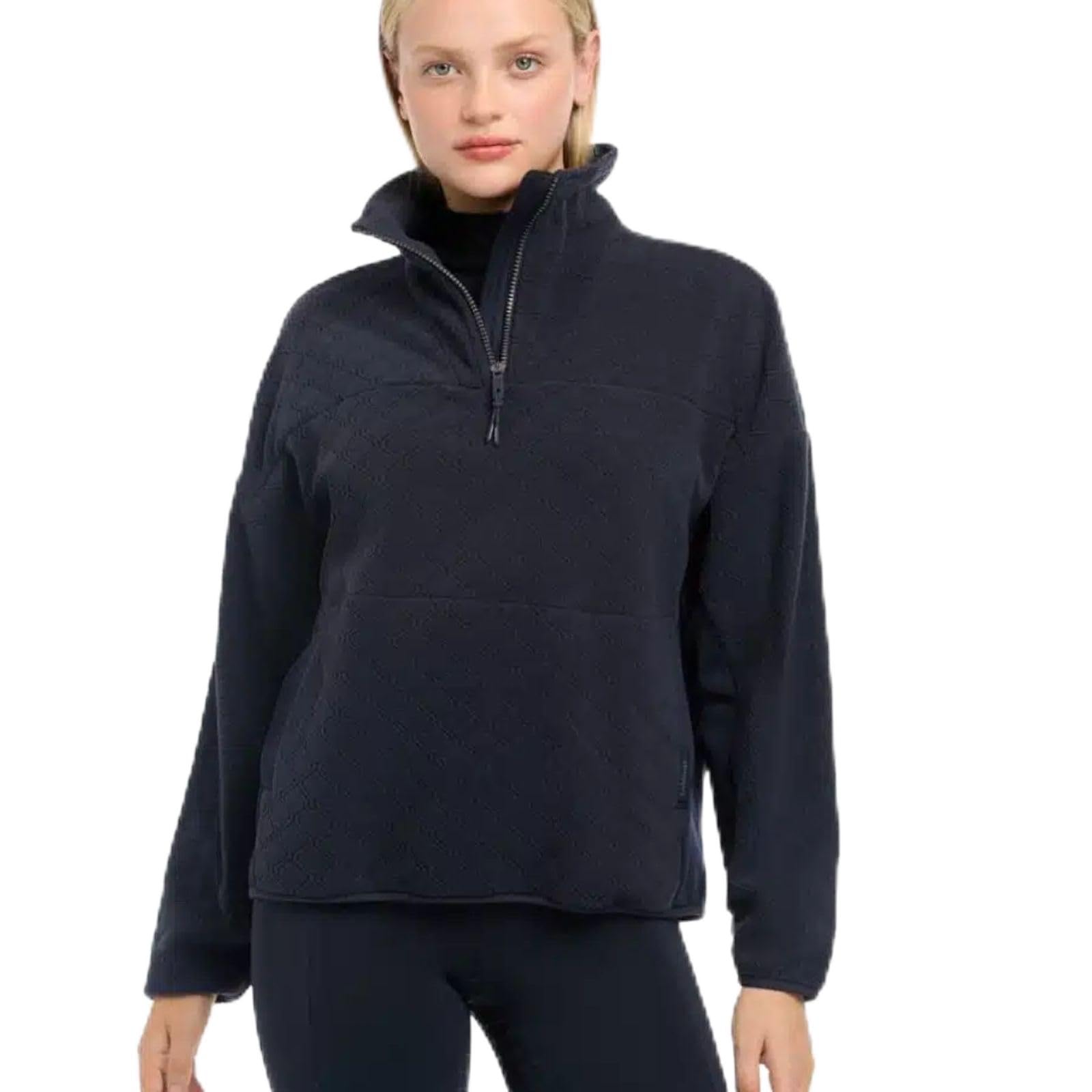 Lemieux Women's Navy Dana Quarter Zip Fleece 8