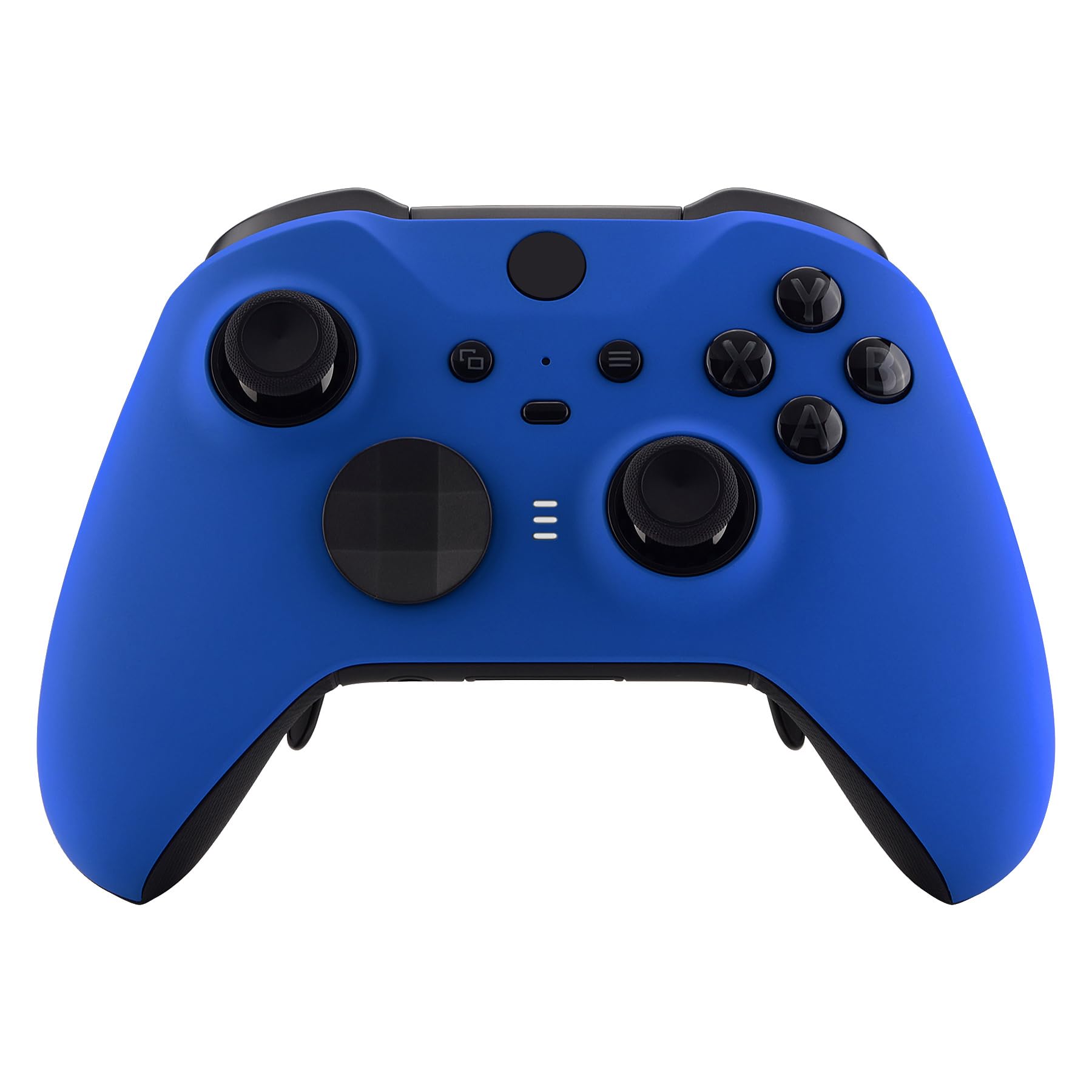 eXtremeRate Front Gehäuse für Xbox Elite Series 2 Controller,DIY-Ersatz Hülle&Thumbsticks Accent-Ring Case Shell Set für Xbox Elite Series 2-Core Gamepad Modell 1797-Blau