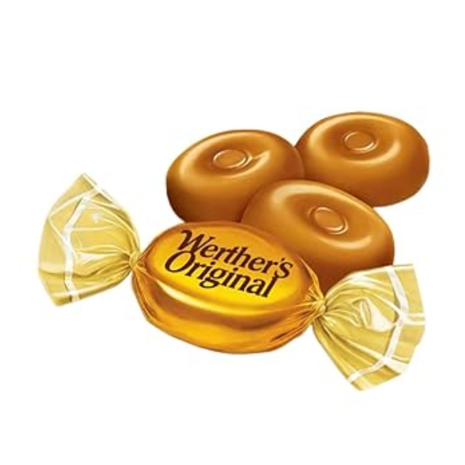 Werther's Original Sugar Free Butter Candies, 80gm, With Free Flavourito Kunafa Chocolate 20g By Decadent Foods 2