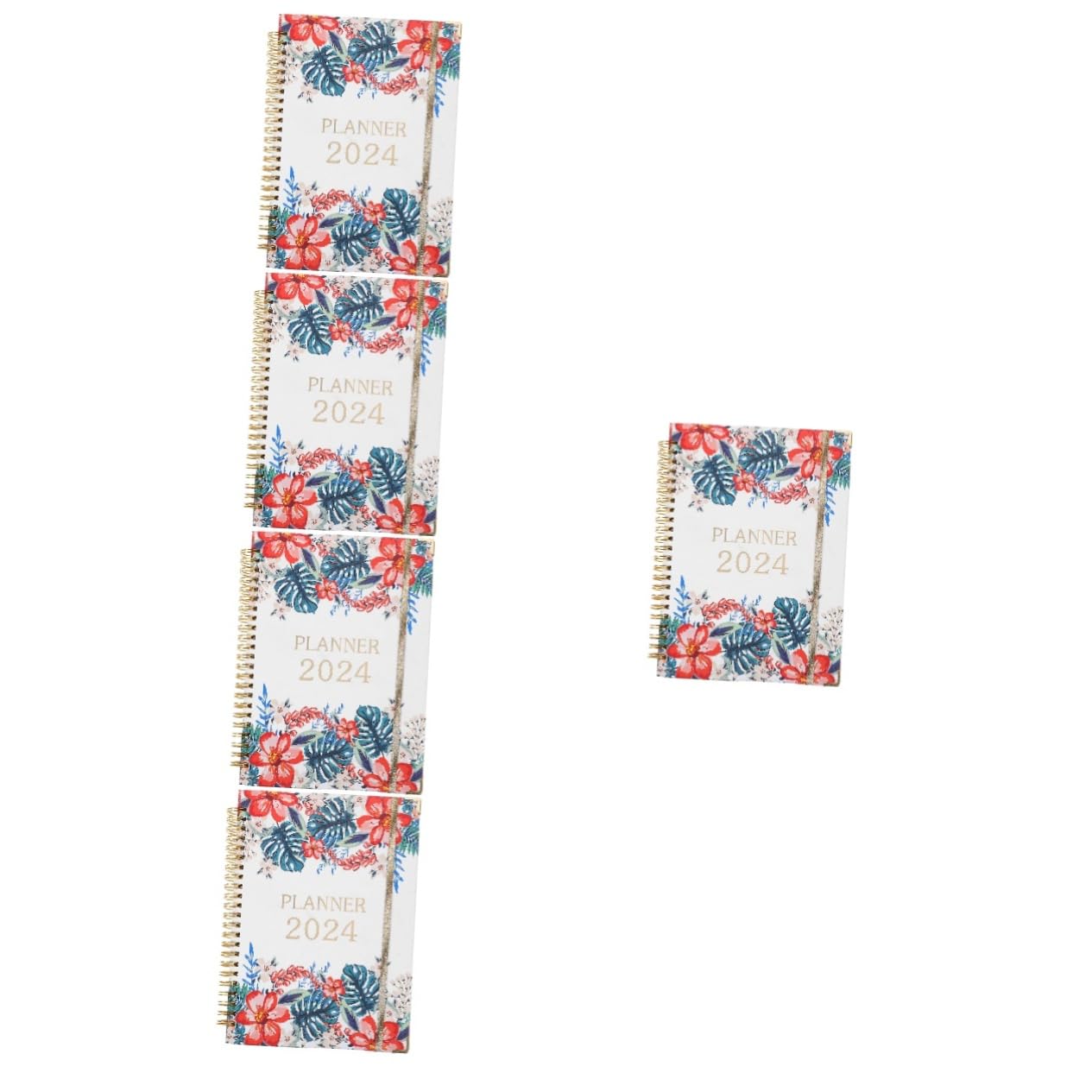 Lurrose 5piezas Planificador Académico Portable Organizador De Tareas Para Estudiantes y Profesionales Agenda Mensual y Diario De Notas Para Trabajo y Estudio