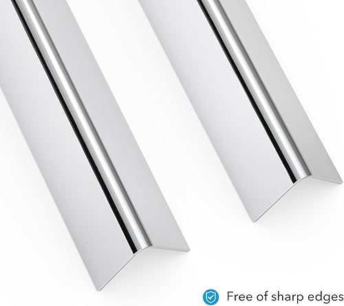 Miniatura 5 de Stanbroil Barras aromatizadoras de 18 pulgadas para Weber Summit Serie 400  Placa caliente de acero inoxidable para parrillas de gas Weber Summit ES