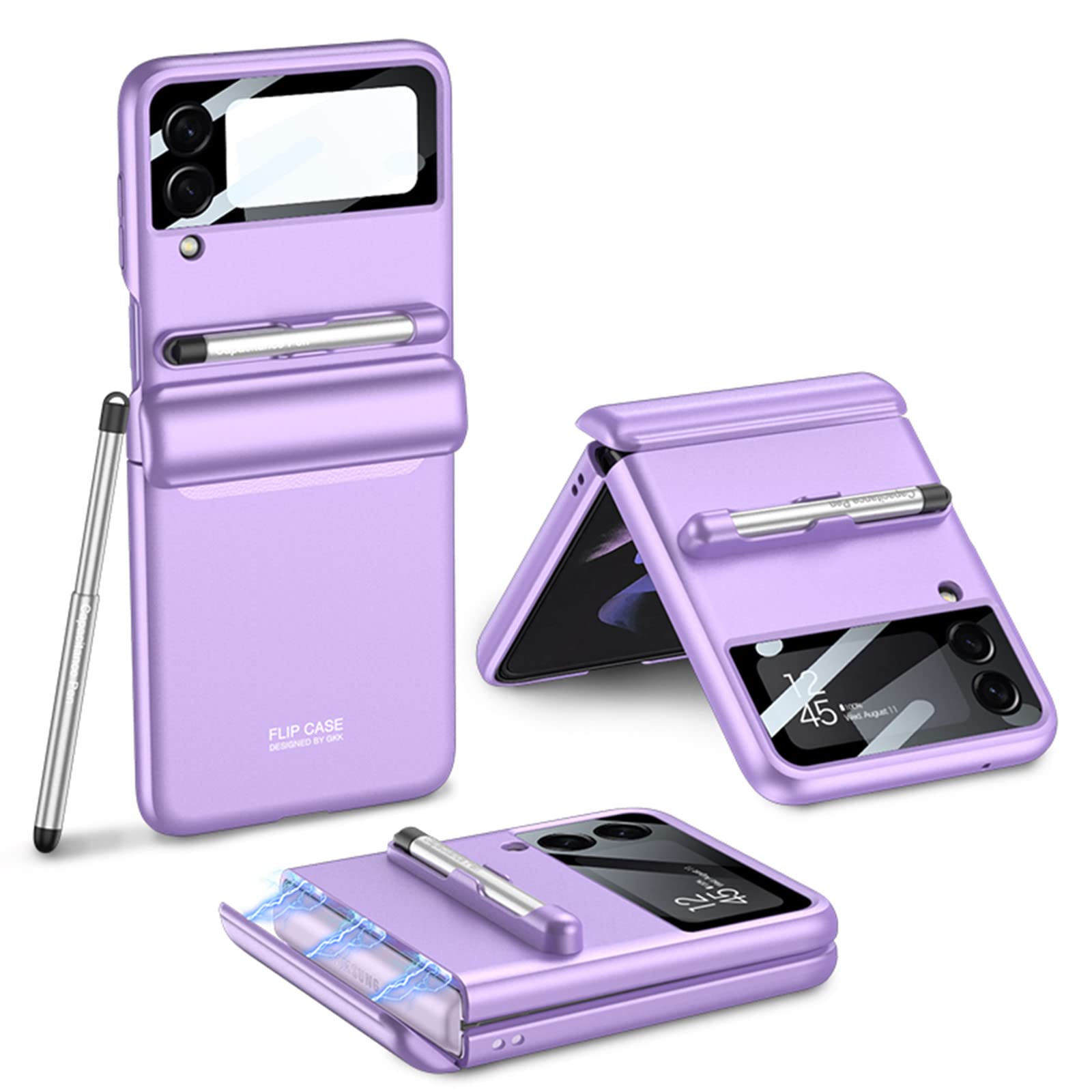 Amazon.co.jp: CFPLZFY 該当するSamsung Galaxy Z Flip3 5Gケース 