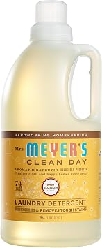 MRS. MEYER'S CLEAN DAY Baby Laundry Detergent Liquid, Baby Blossom, 64 oz