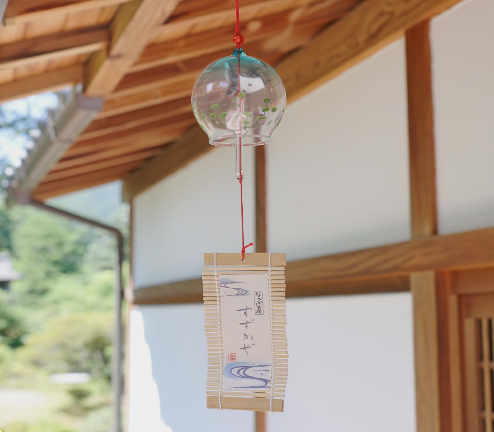 Amazon.co.jp: 薬師窯 風鈴 ガラス 江戸風鈴 黒金魚 日本製 涼鈴 夏の