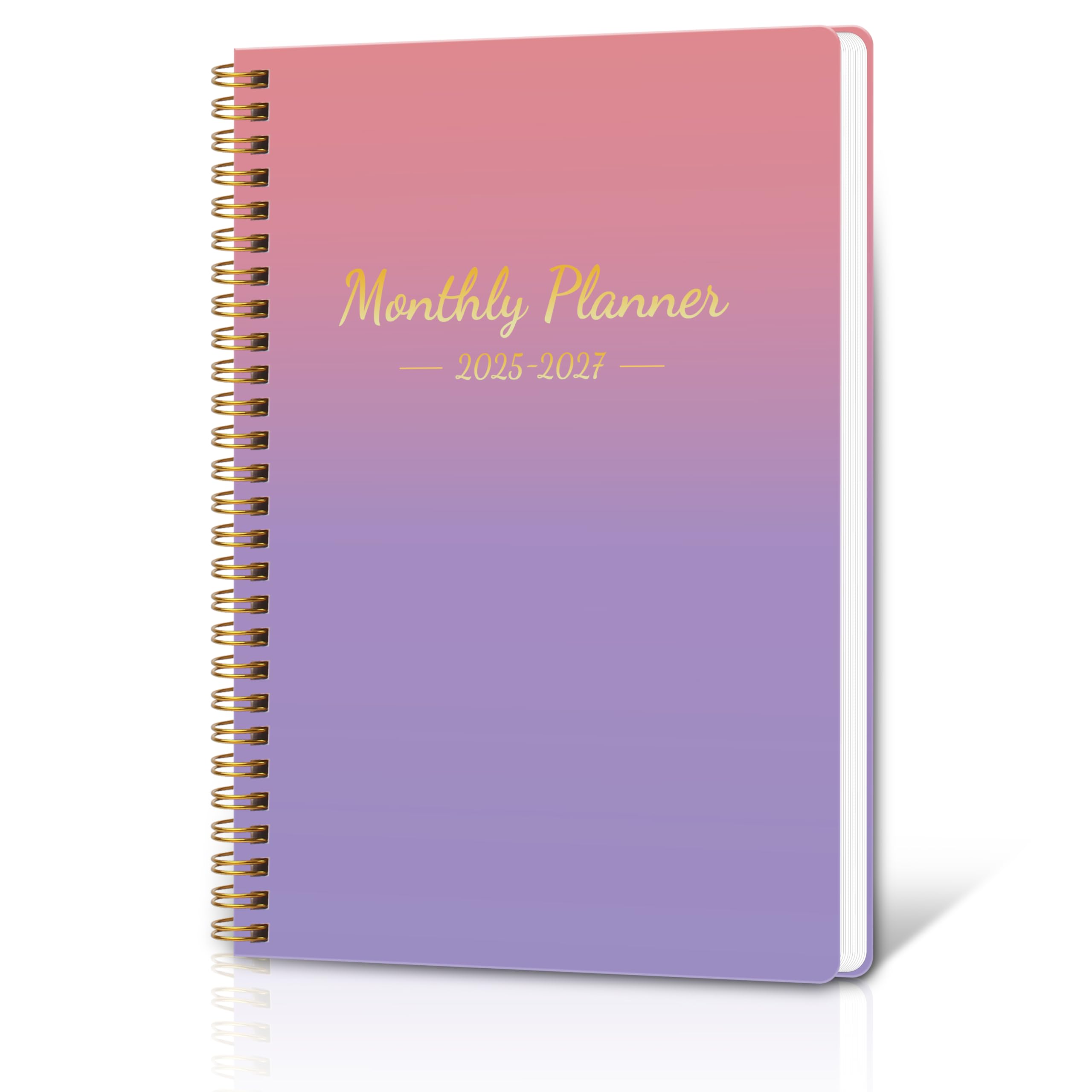 KMQOY Monthly Planner 2026, Monthly Calender Covering Jan 2026, Jun 2027, 18 Months Planner with Habit Tracker, 7.2" x 9.5"