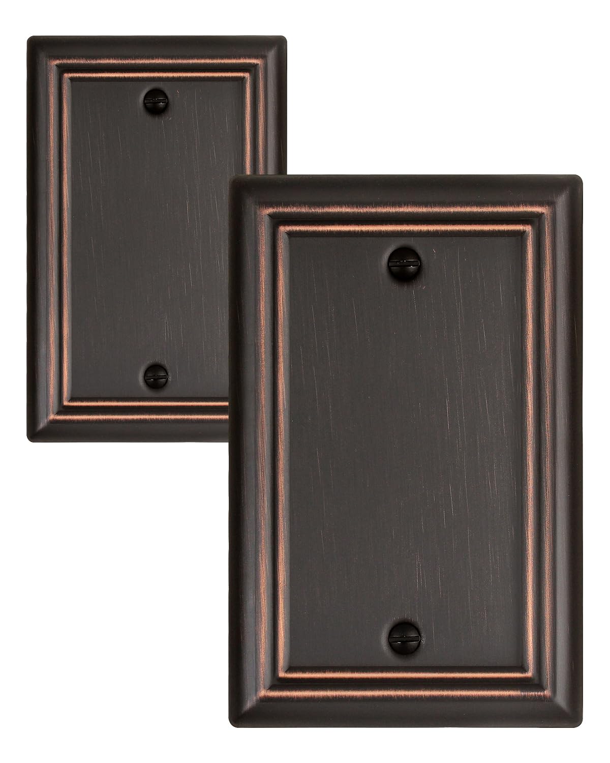 Aged Bronze Wall Plates - 4 Pack -15 Aged Bronze Wall Plates - 4 Pack -15