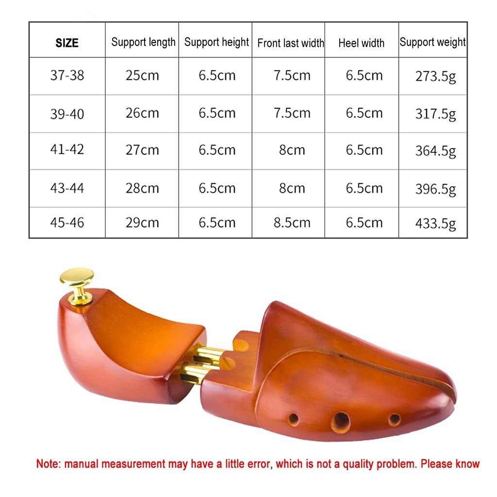 Estirador de zapatos para un ajuste cómodo, expansor de madera ajustable para varios tipos de calzado