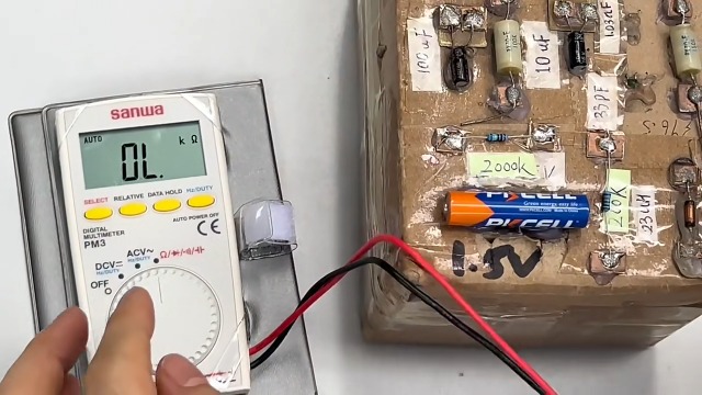Multimètre Numérique, Tension, Courant, Résistance, Capacité, Induction