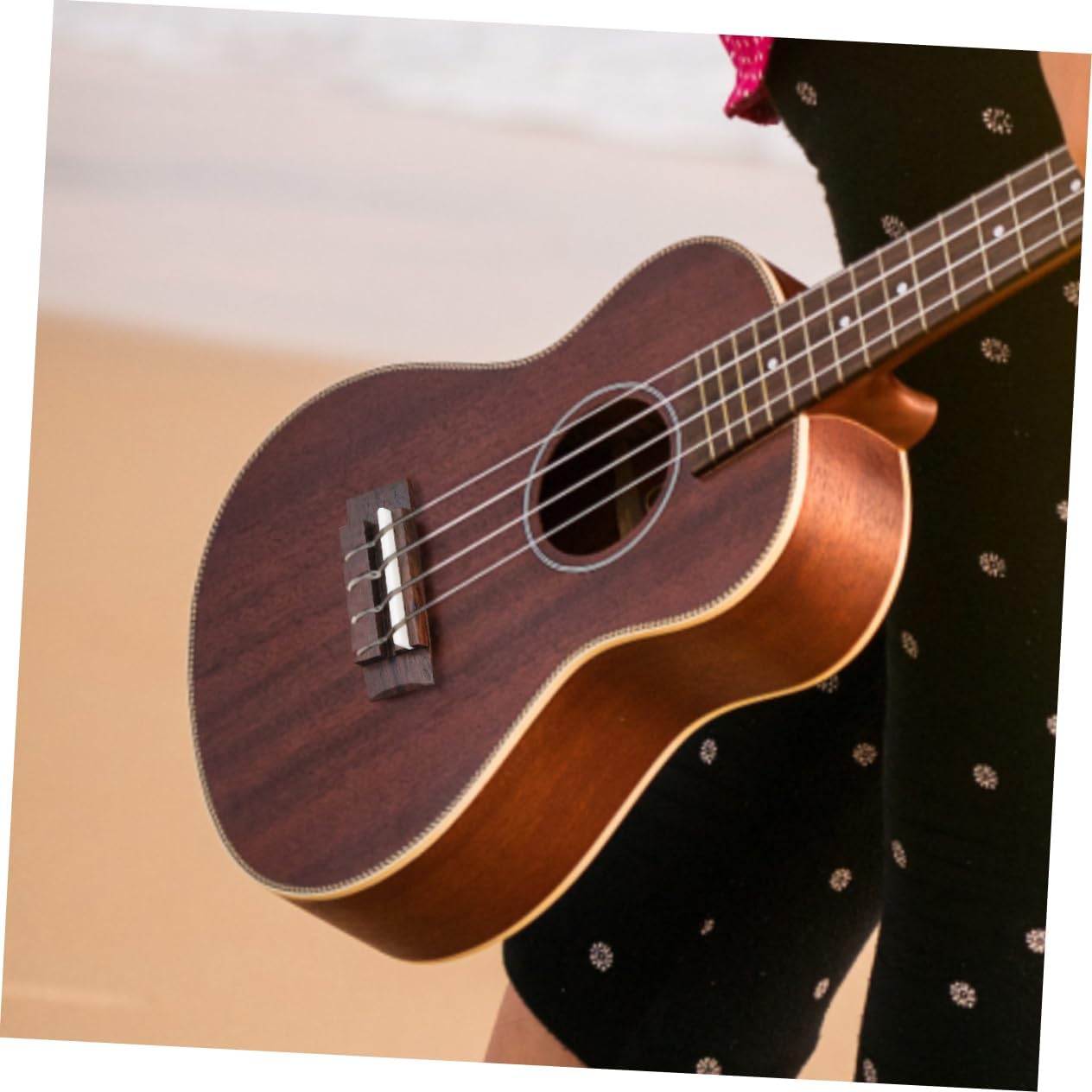 Toyvian 5sets Ukulele Bridge Saddle Replacement Parts String Ukulele Design Sound Quality Accessory for Instrument Repair