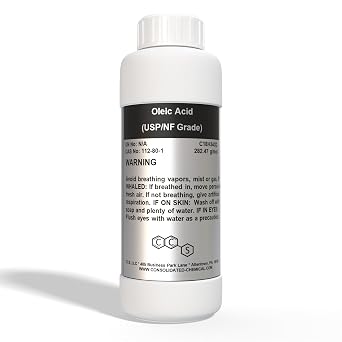 Oleic Acid NF Grade Emersol 221 - Premium High Purity Fatty Acid 500mL