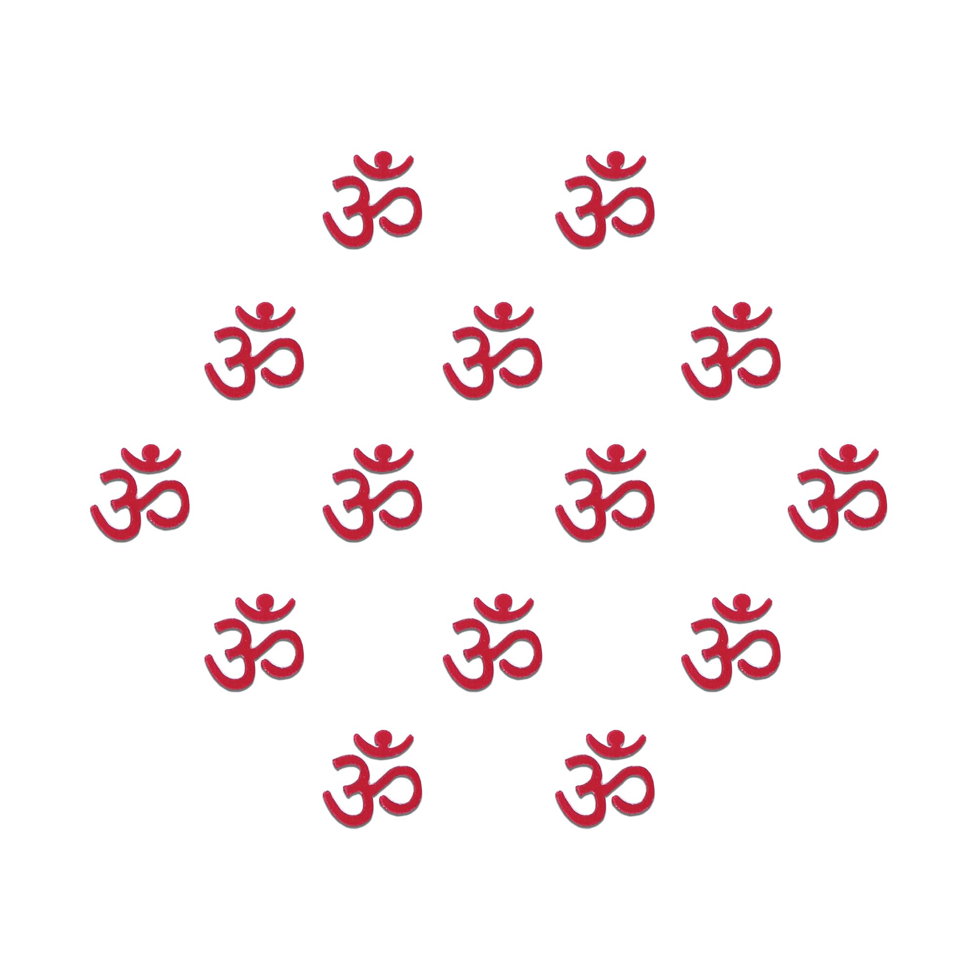 Comet Busters Beautiful Handcrafted Red Om Bindis for Women (8mm)(BV2433-2434) (Red)-picture-28