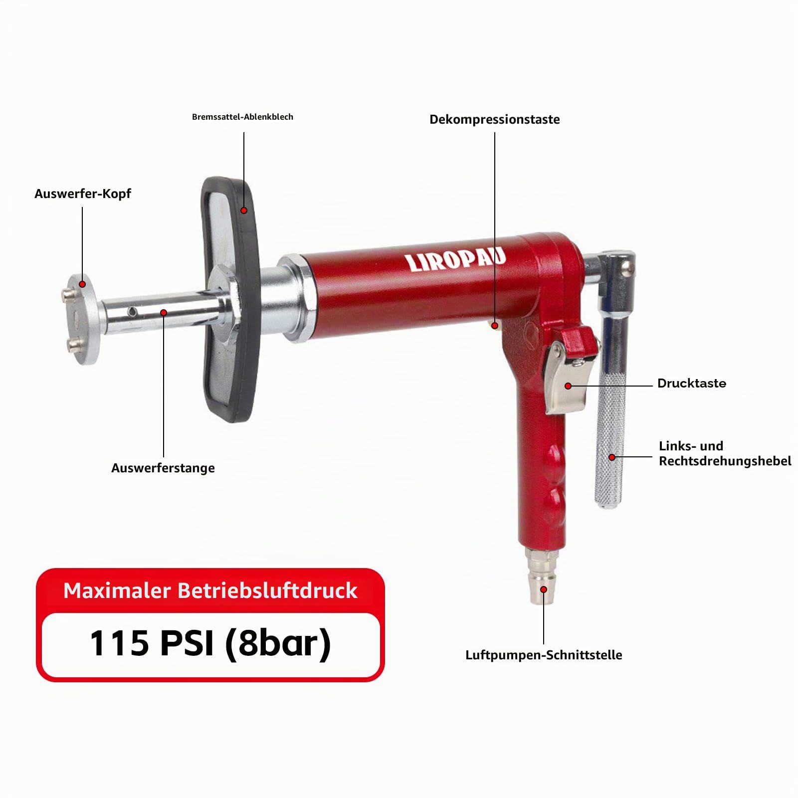 LIROPAU 27 TLG Bremskolbenrücksteller Set
