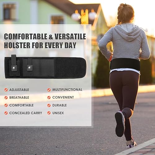 Miniatura 7 de UniqueFire - Funda ajustable para mano izquierda y derecha, universal, impermeable, para pistolapistola, puttee, pierna y muslo, soporte (izquierdo