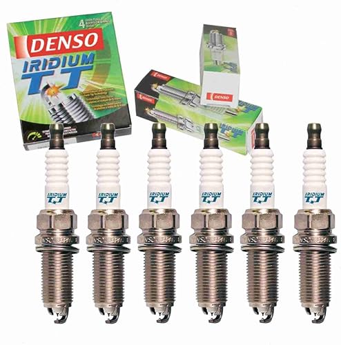 6 bujías DENSO Iridium TT compatibles con Lexus IS350 3.5L V6 2006-2016
