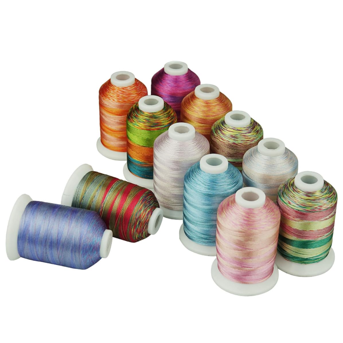 DEARMAMY 12 Rollos Hilo de Bordar Multifunción para Proyectos DIY