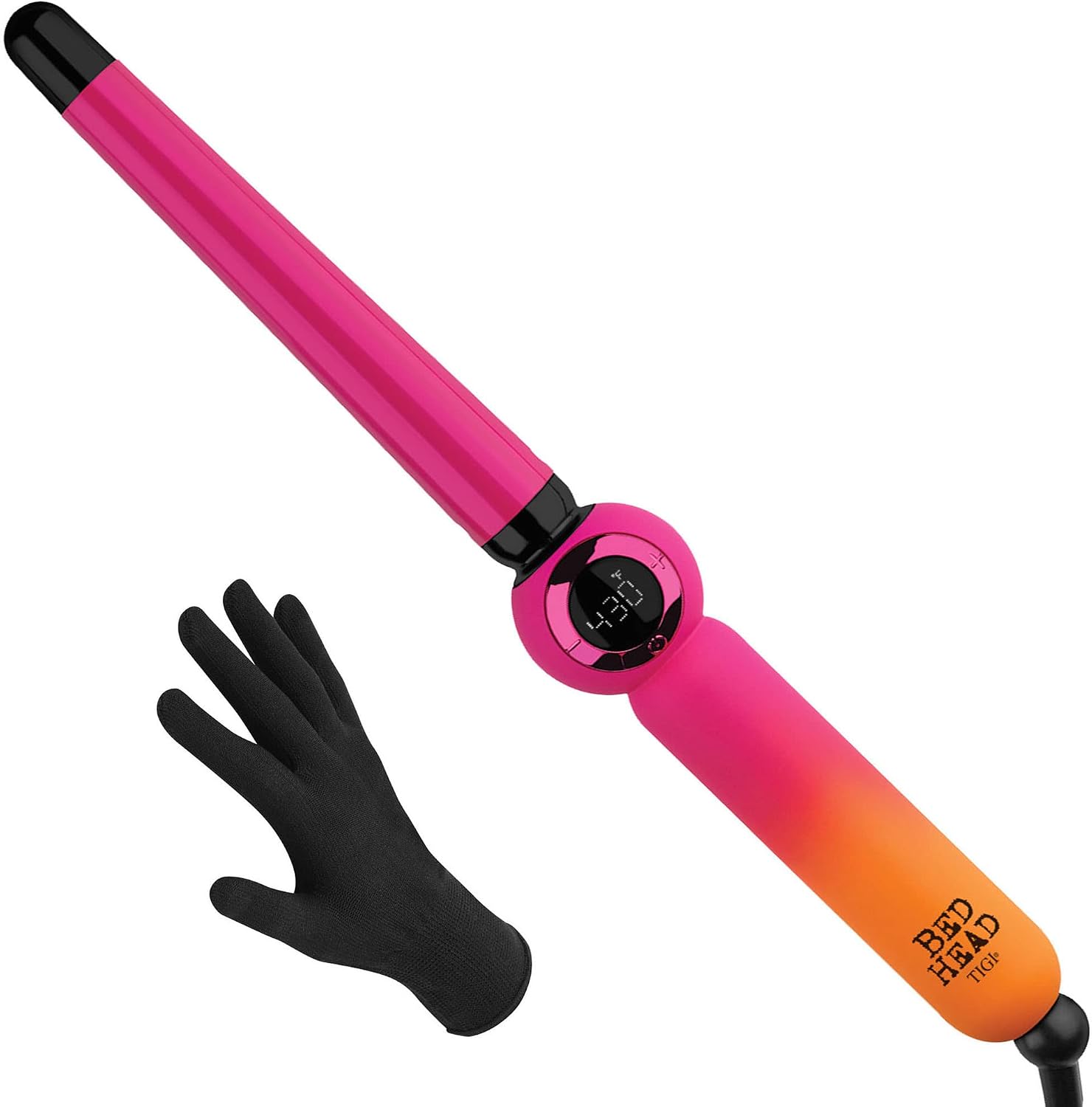 Rock N' Waver Digital Tapered Curling Wand | Natural-Looking, Textured Waves, (3/4-1 in) | Clamp-Free Design, Natural-Looking, Textured Waves, 3/4 to 1" Tapered Barrel