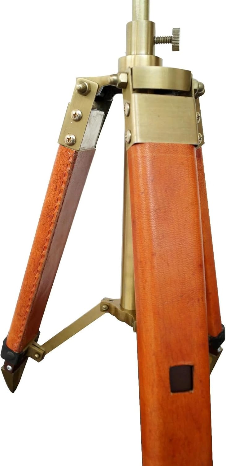 Decorative World Globe for Adults – 12” Spinning Globe with Height Adjustable Tripod Stand for Home & Office Décor