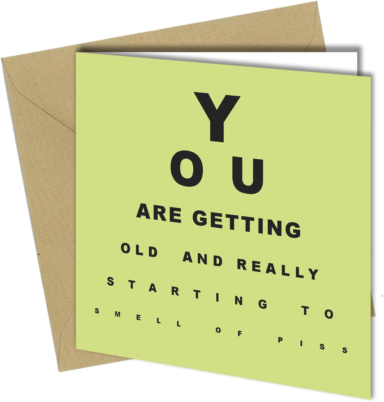 Funny Birthday Card for Friend - Rude Birthday Cards for Mum Dad Uncle Auntie - 30th 40th 50th 60th 70th - Humorous Card #675