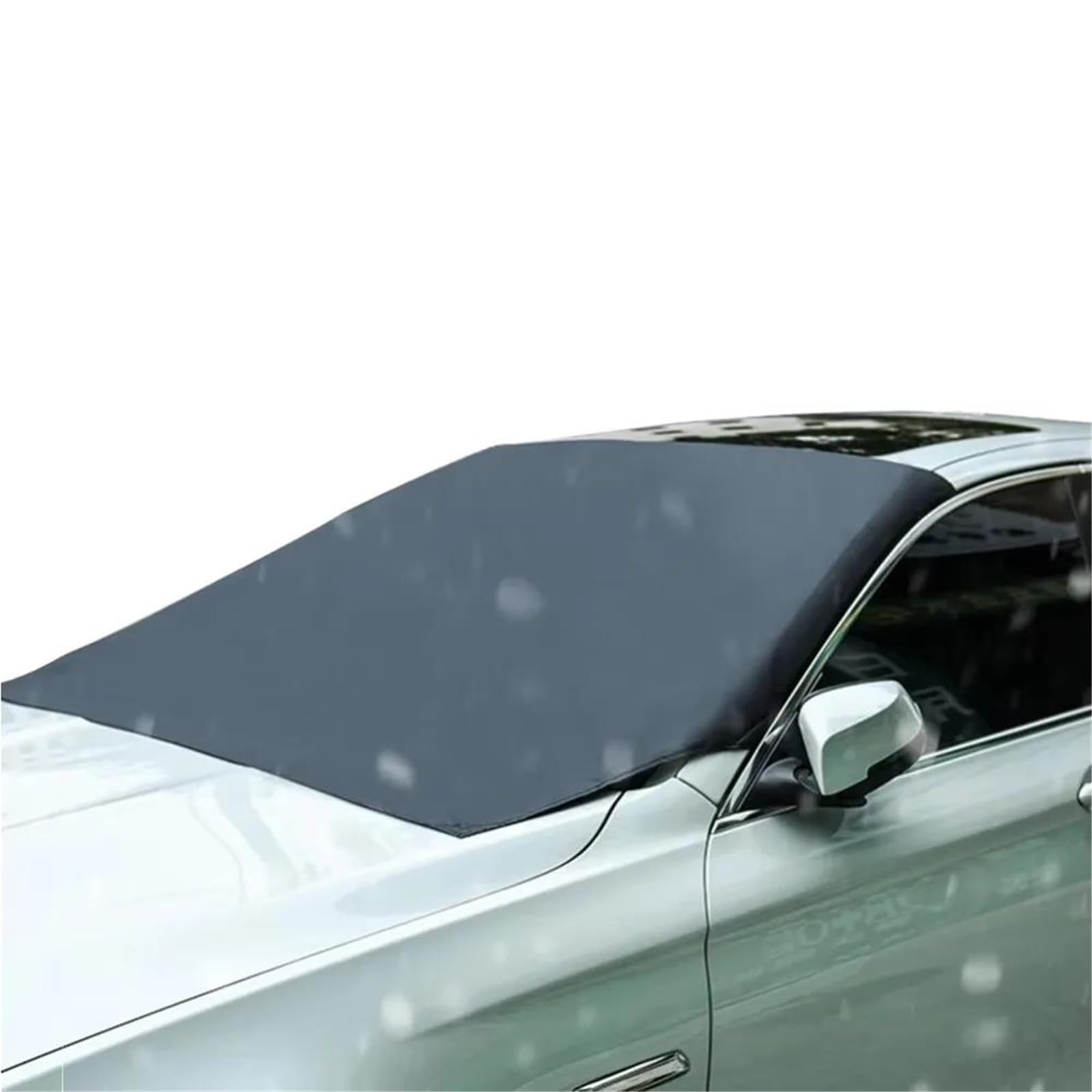 Generico 210 * 120 Cm Magnetico Auto Scudo Neve Addensare Protezione Parabrezza Mezza Copertura Impermeabile Prevenzione Finestrino Anteriore Gelo Copri Parabrezza Auto Inverno