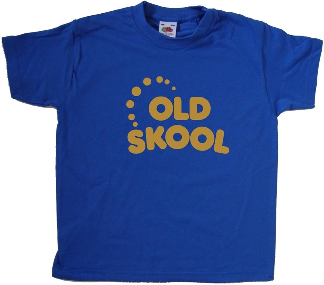 Royal blue shirt with gold print Clearance