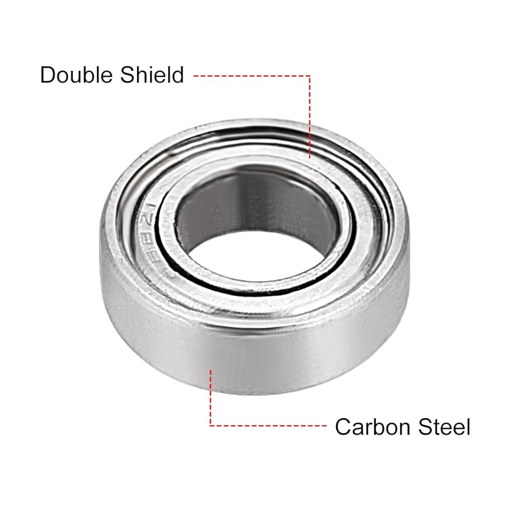 uxcell 688ZZ Ball Bearing 8mm x 16mm x 5mm Double Shielded