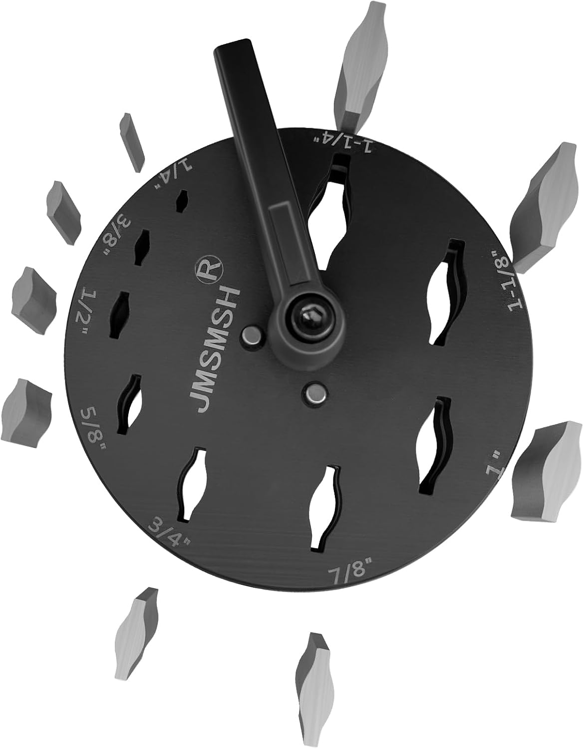JMSMSH Disc Cutter Jewelry Chain Shape, Set of 9 Jewelry Chain Punches,Jewelry Making Forming Pendant Punch Mold
