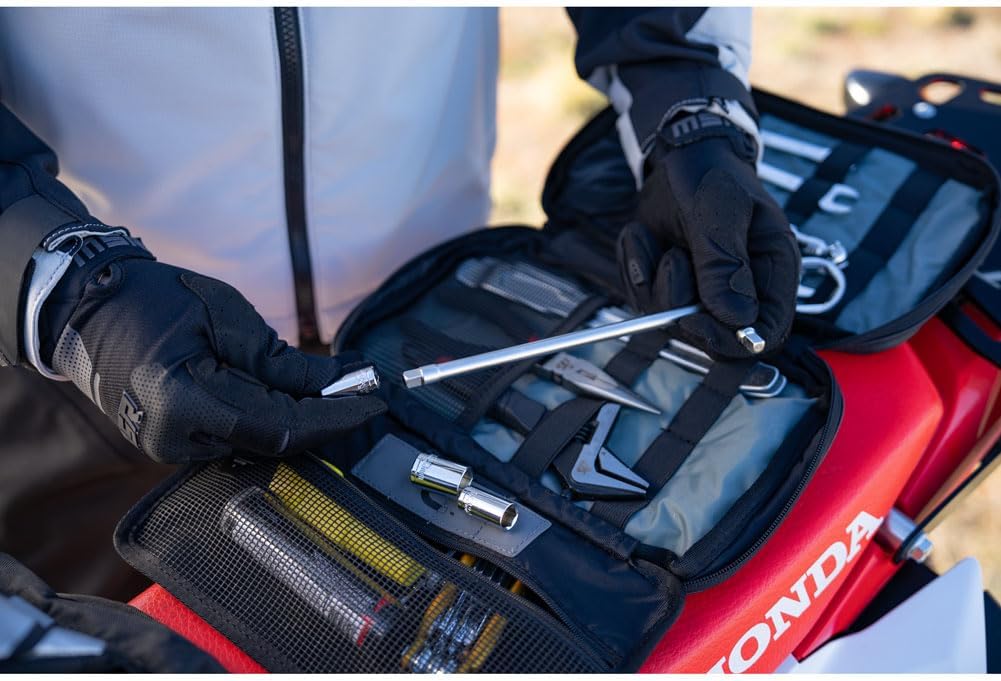 Tusk Compact Motorcycle Essentials Trail Saver Tool Kit (Axle Wrench 17mm/32mm)