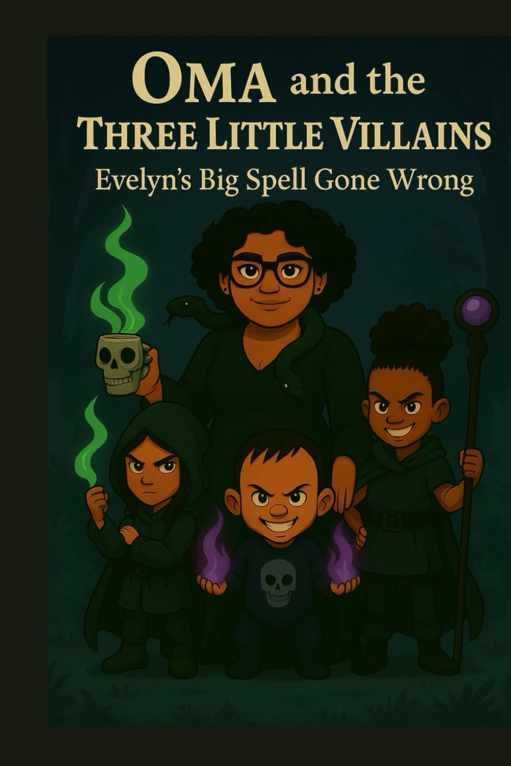 Oma and the Three Villains: Evelyn’s Big spell Gone Wrong (Oma The Witch)