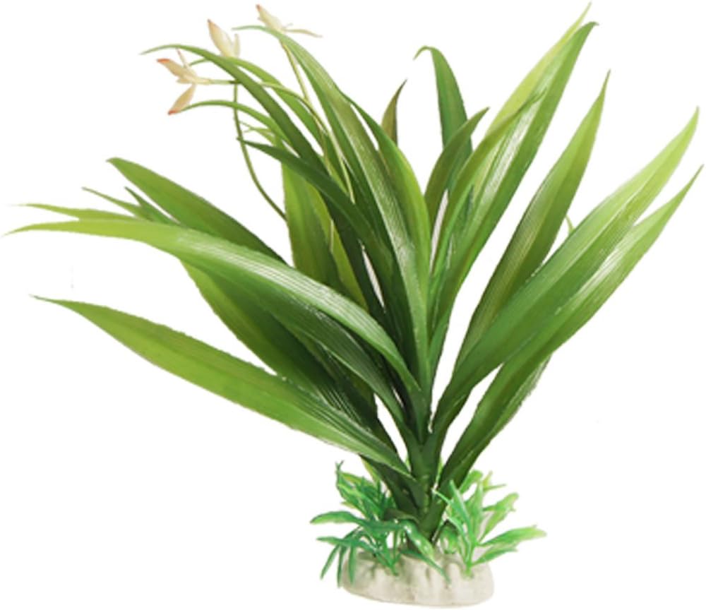 Jardin Plastic Fish Tank Leaves Plant Ornament Aquascaping