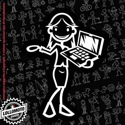 Mamma con Computer StickMan© 2.0 Bianchi e Neri