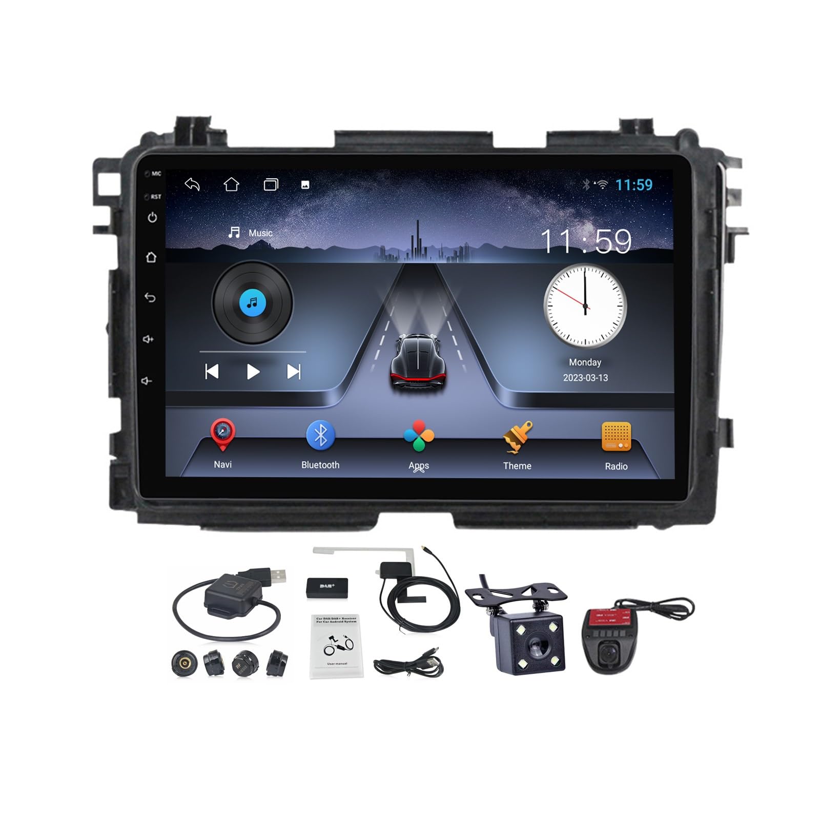 Autoradio Android 12 pour Honda Civic : connectez votre smartphone lors de vos trajets