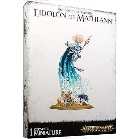 Lot De 3 Figurines Games Workshop Warhammer AoS - Idoneth Deepkin Akhelian Guard - Violet/bleu